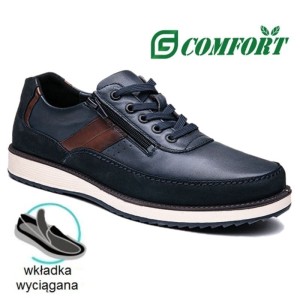 G-COMFORT skórzane półbuty męskie 1727L
