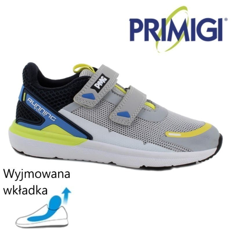 Primigi 5956511 adidasy dziecięce buty sportowe na rzepy do szkoły