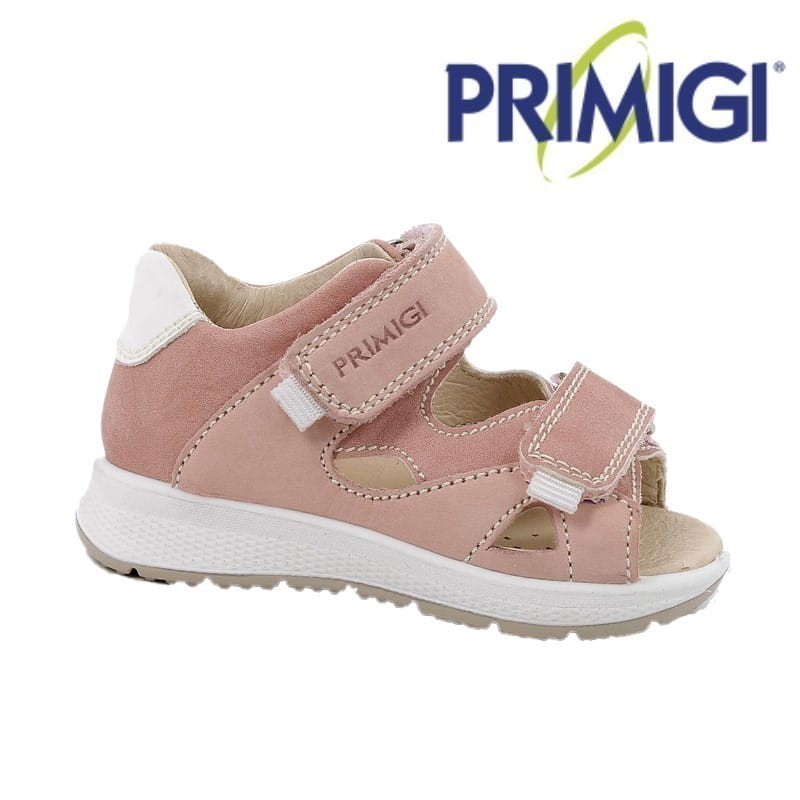 Primigi 5866633 skórzane sandały dziecięce na rzepy Pierwsze buty