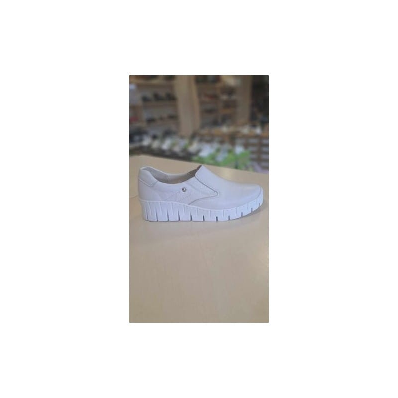 Helios 365 S Skórzane półbuty damskie białe