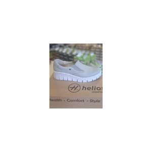 Helios 365 S Skórzane półbuty damskie szare