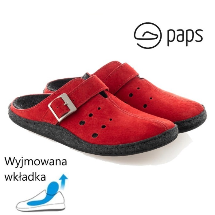 Paps 1051-966 męskie kapcie domowe buty do wkładek ortopedycznych np. Vasyli