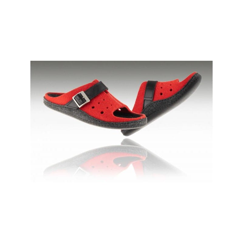 Paps męskie obuwie domowe do wkładek ortopedycznych np. Vasyli Paps 1050-005 filc