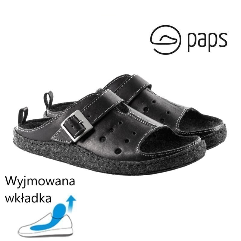 Paps Damskie domowe obuwie do wkładek ortopedycznych np. Vasyli Paps 1050-201
