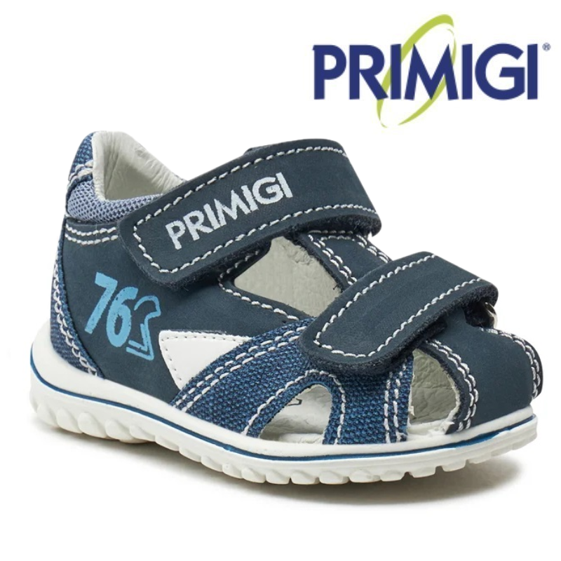 Primigi 5862711 skórzane sandały dziecięce na rzepy