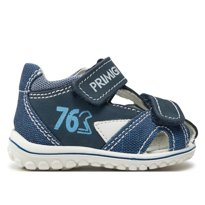 Primigi 5862711 skórzane sandały dziecięce na rzepy