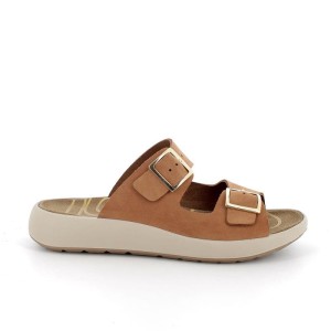 IGI&amp;CO 5679422 Skórzane klapki damskie z amortyzatorem piety ( buty na ostrogę piętową )