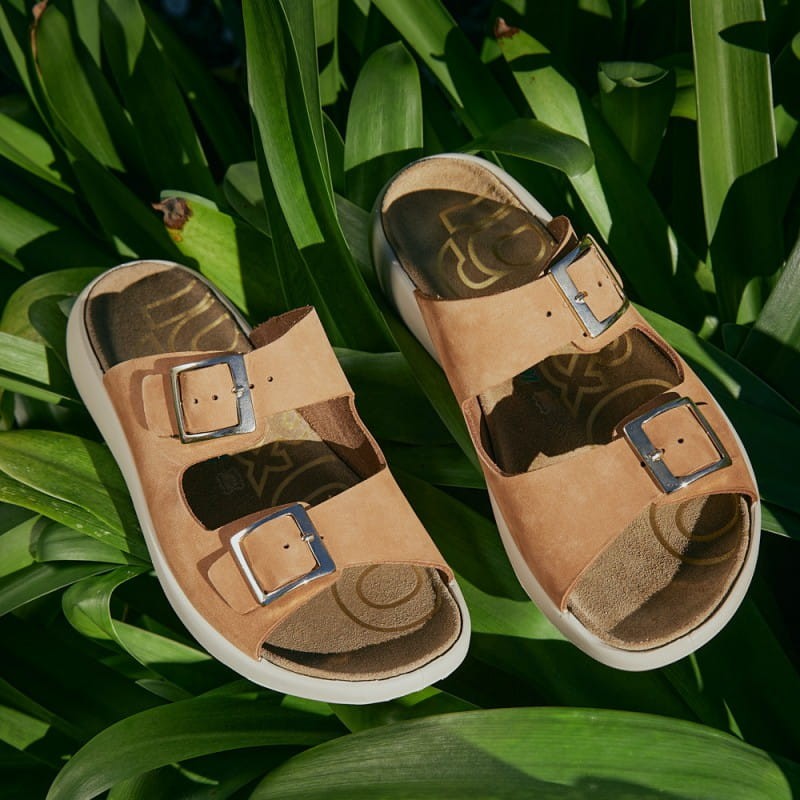 IGI&amp;CO 5679422 Skórzane klapki damskie z amortyzatorem piety ( buty na ostrogę piętową )