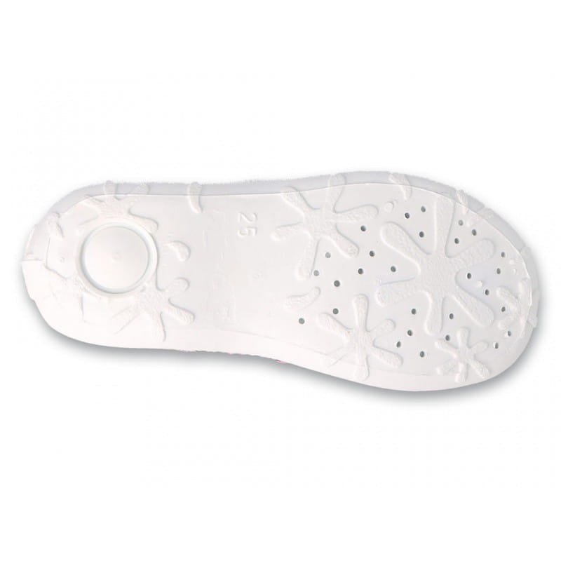 Befado 661 X 039 kapcie dziecięce do przedszkola z białą podeszwą 661X039