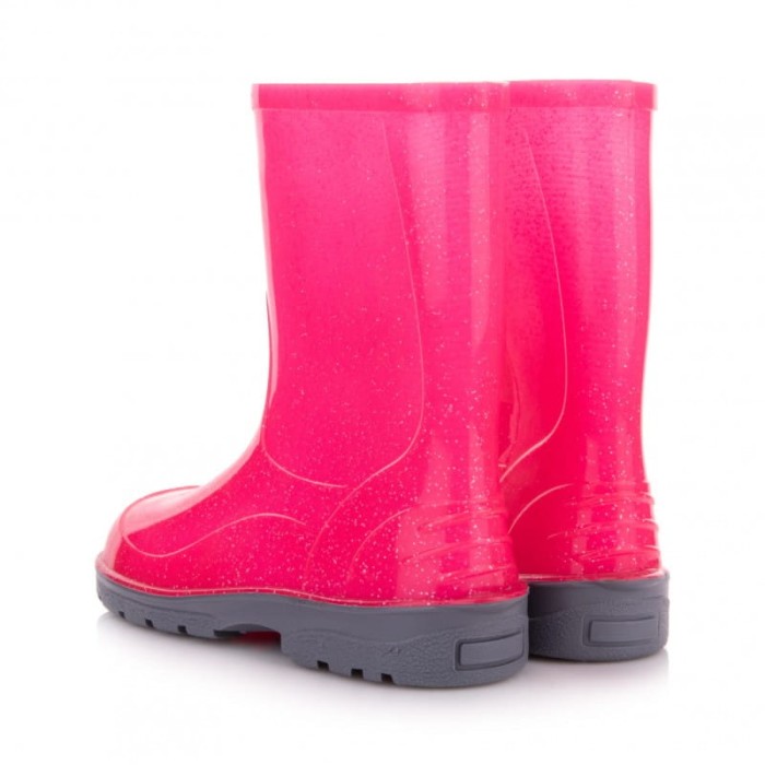 Kalosze dziecięce różowe z brokatem  Eliza