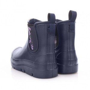 Lekkie kalosze damskie krótkie granatowe Lemigo STELLA