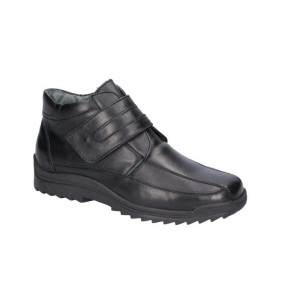 Waldlaufer 613901 skórzane męskie buty na opuchnięte nogi tęgość K szerokie obuwie