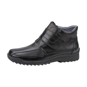 Waldlaufer 613901 skórzane męskie buty na opuchnięte nogi tęgość K szerokie obuwie