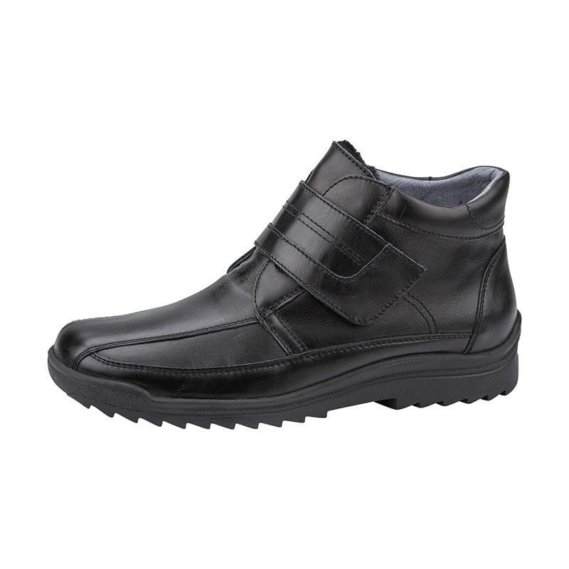 Waldlaufer 613901 skórzane męskie buty na opuchnięte nogi tęgość K szerokie obuwie