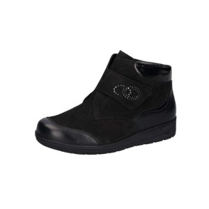 Waldlaufer 812815 obuwie na opuchnięte nogi skórzane damskie buty tęgość M