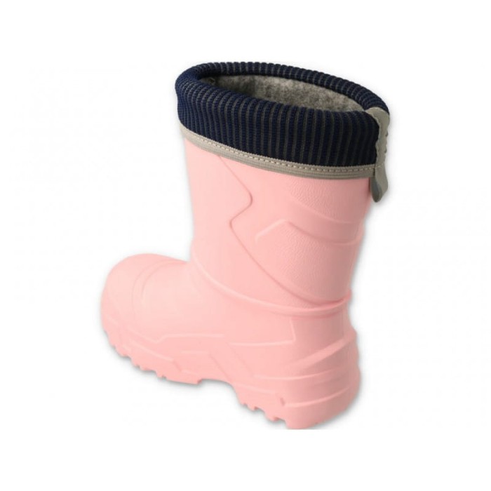 Befado lekkie kalosze dziecięce piankowe WYJMOWANY OCIEPLACZ 162X307 różowe