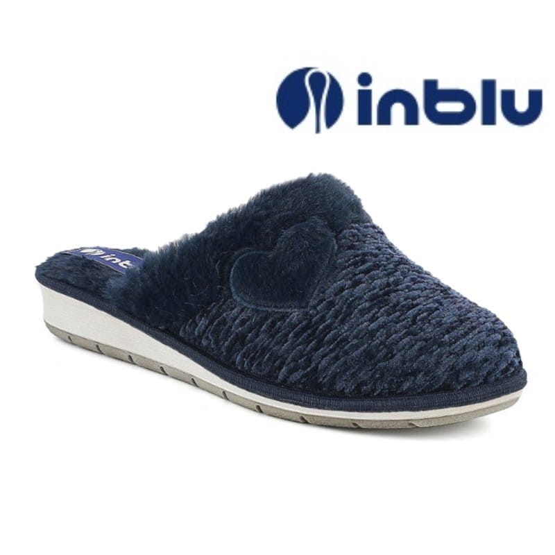 Inblu pantofle na klinie kapcie damskie inblu LB