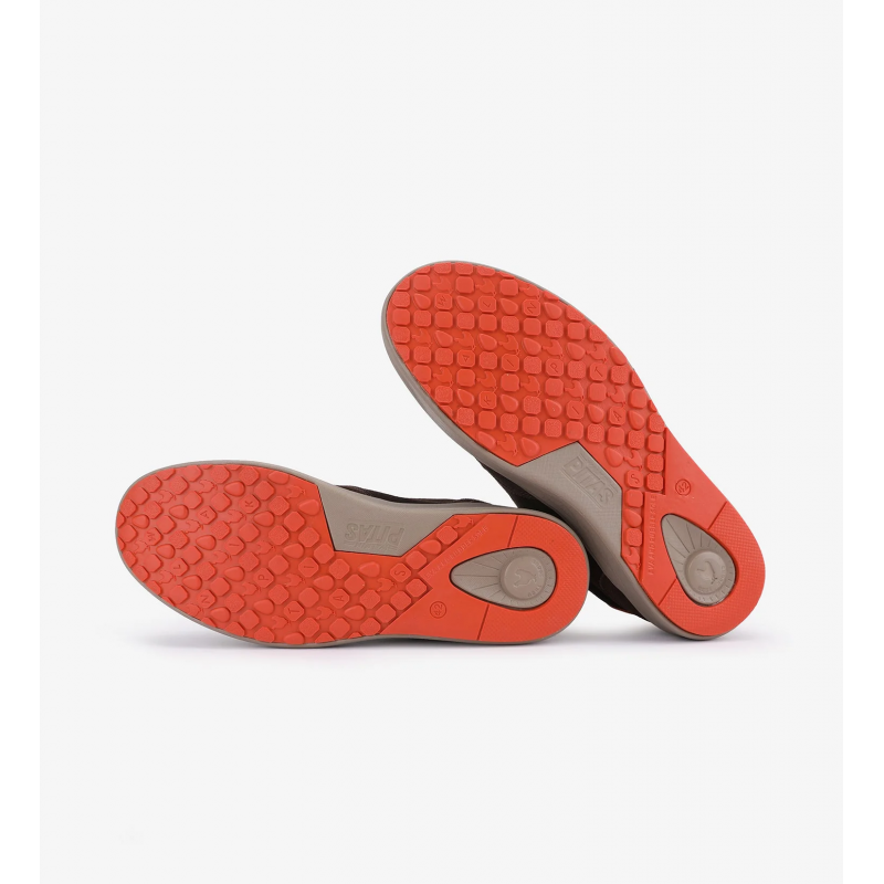 PITAS ultralekkie skórzane półbuty Pitas KUME MARRON