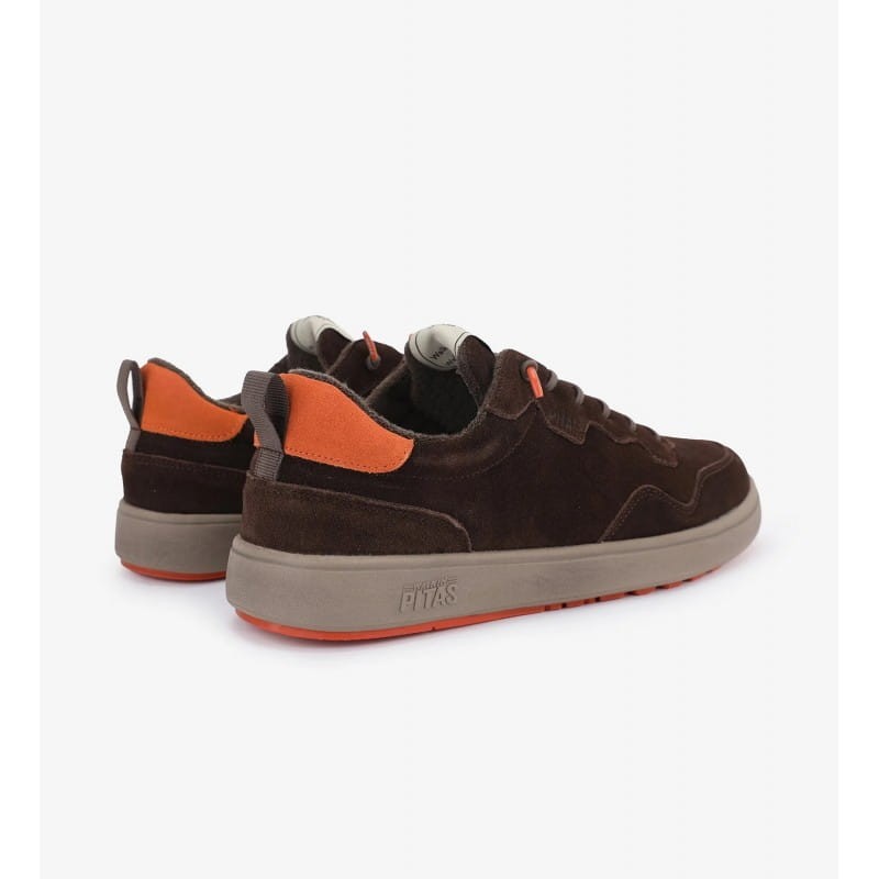 PITAS ultralekkie skórzane półbuty Pitas KUME MARRON