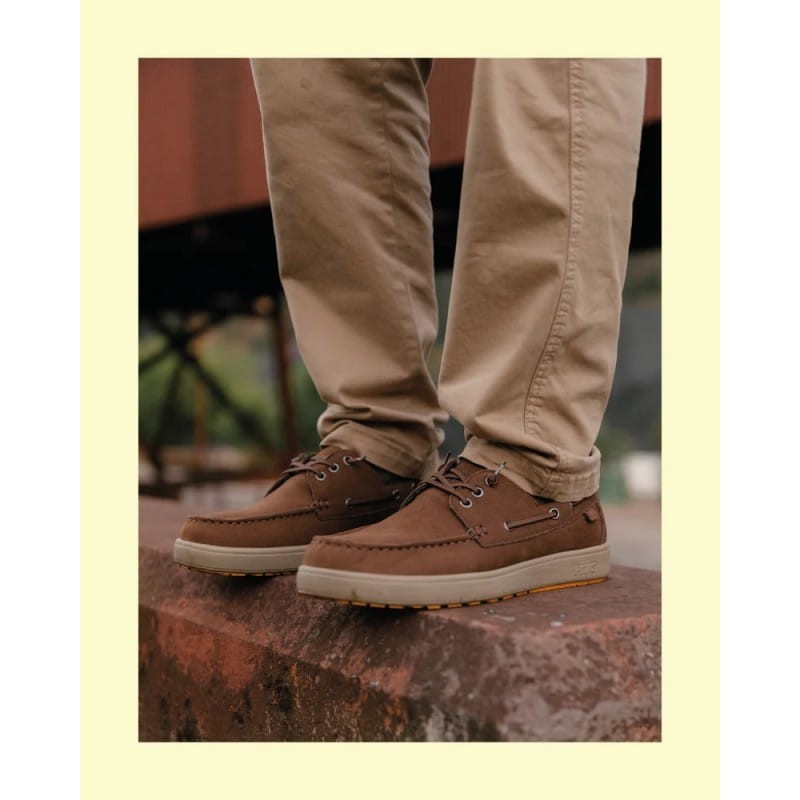 PITAS ultralekkie skórzane półbuty Pitas JAVA MARRON