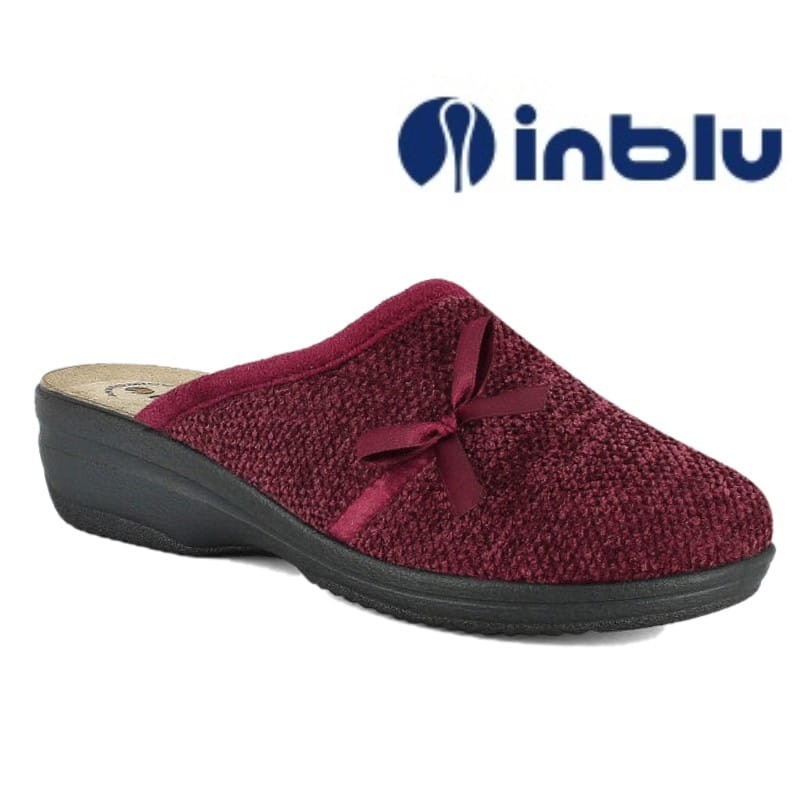 Inblu pantofle domowe na klinie inblu LV11 kapcie damskie