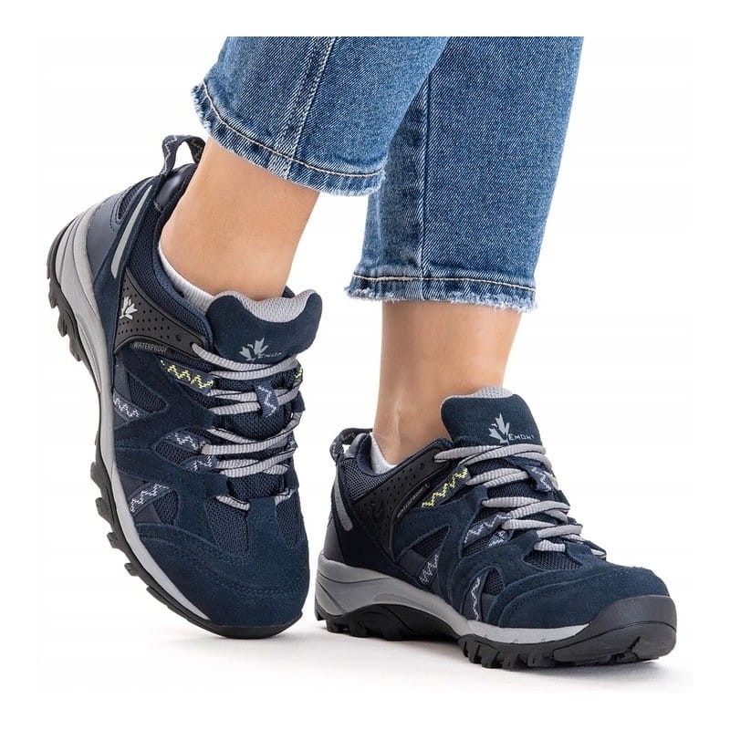 Trekkingowe buty Vemont obuwie wodoodporne granatowe