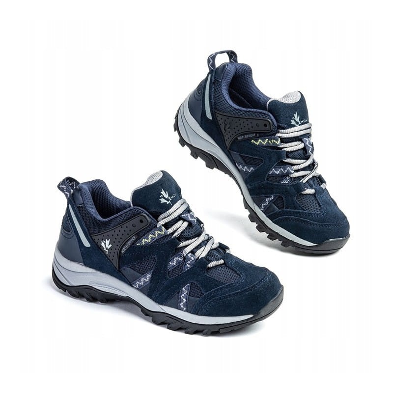 Trekkingowe buty Vemont obuwie wodoodporne granatowe
