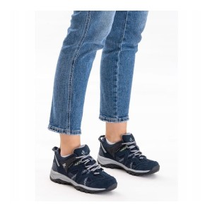 Trekkingowe buty Vemont obuwie wodoodporne granatowe