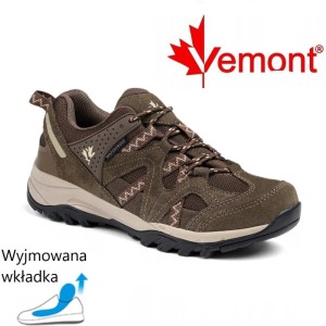 Trekkingowe buty Vemont obuwie wodoodporne brązowe