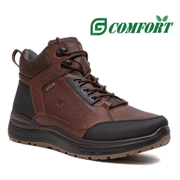 G-COMFORT skórzane buty trekkingowe męskie R-1289 z membraną wodoodporną