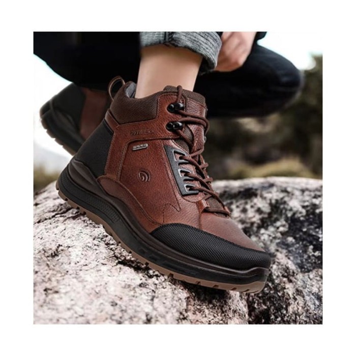 G-COMFORT skórzane buty trekkingowe męskie R-1289 z membraną wodoodporną