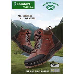 G-COMFORT skórzane buty trekkingowe męskie R-1289 z membraną wodoodporną