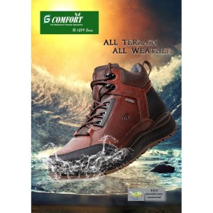 G-COMFORT skórzane buty trekkingowe męskie R-1289 z membraną wodoodporną