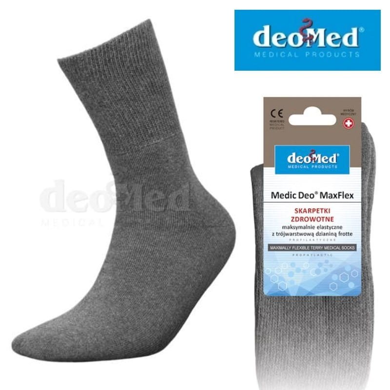 Skarpetki zdrowotne frotte o maksymalnej rozciągliwości  bezuciskowe                          bezuciskające