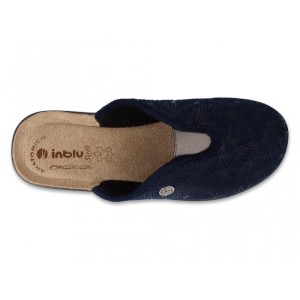 Inblu pantofle domowe na klinie inblu GI21004I kapcie damskie