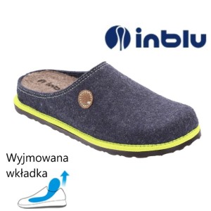 inblu kapcie domowe damskie inblu ED000018 pantofle z wyciąganą wkładką