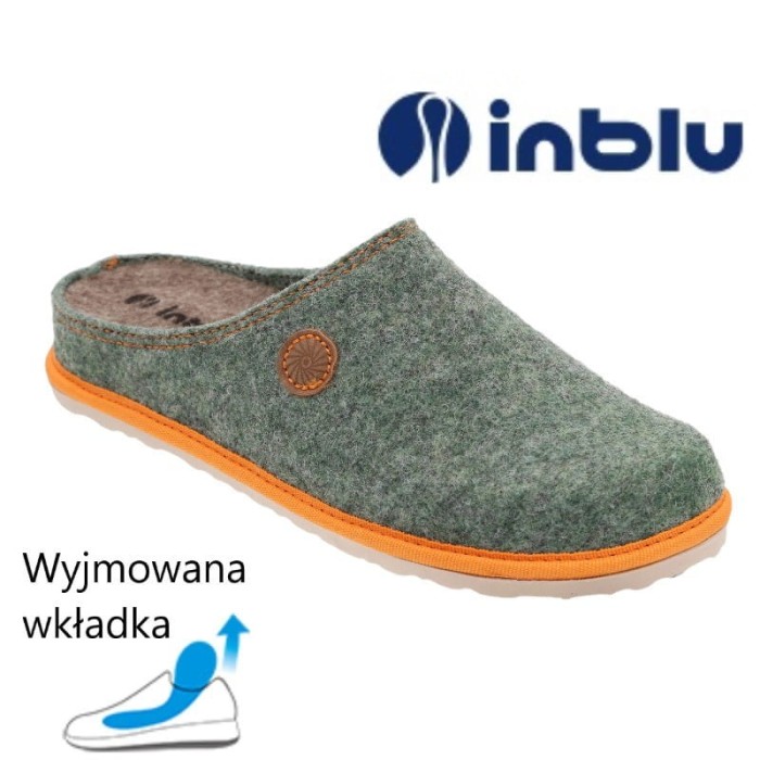 inblu kapcie domowe damskie inblu ED000018 pantofle z wyciąganą wkładką