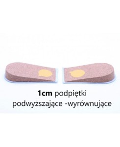1cm podpiętki  podwyższające - wyrównujące Mazbit VIVA