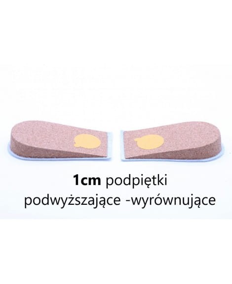 1cm podpiętki  podwyższające - wyrównujące Mazbit VIVA