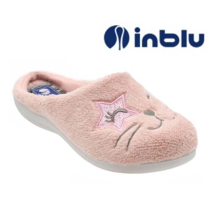 inblu miękkie pantofle kapcie damskie laczki inblu EC000085 kotek
