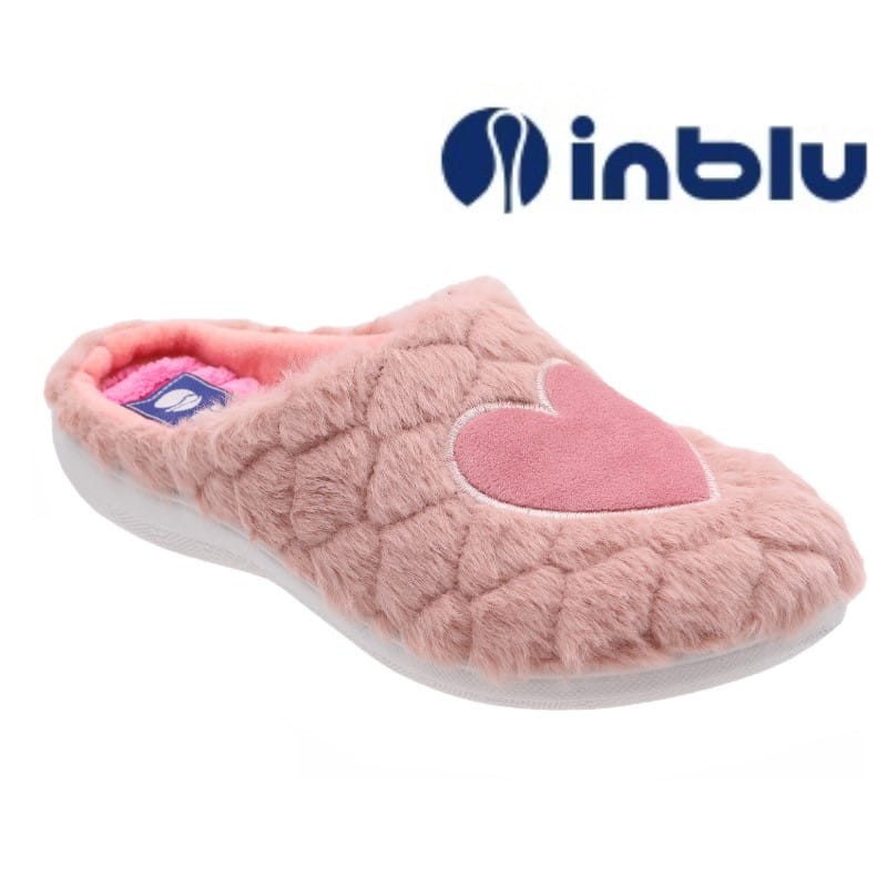 inblu miękkie pantofle kapcie damskie laczki inblu EC000085 puszyste