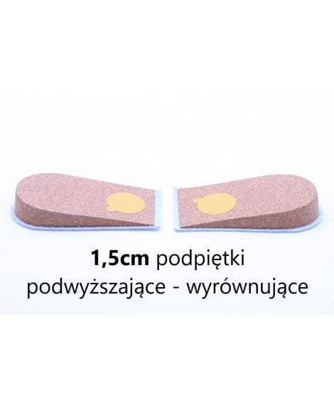 1,5 cm podpiętki podwyższające - wyrównujące Mazbit VIVA