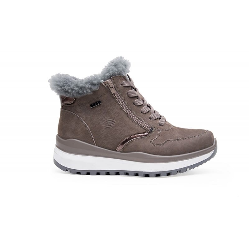 G-Comfort R-5884 śniegowce skórzane damskie z membraną wodoodporne