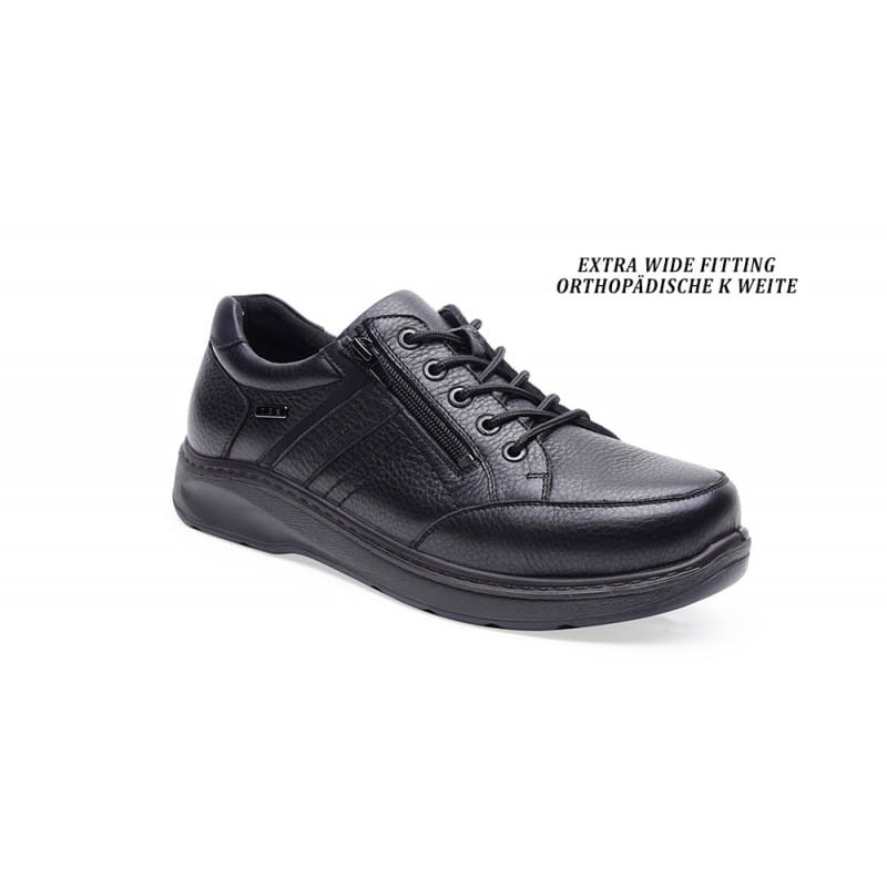 G-COMFORT skórzane półbuty męskie 9889 czarne z membraną wodoodporną