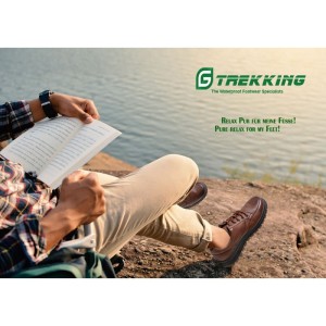 G-COMFORT trekkingowe skórzane półbuty męskie z membraną wodoodporną A913C