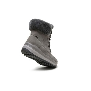 G-Comfort R-9883 śniegowce skórzane damskie z membraną wodoodporne bardzo szerokie