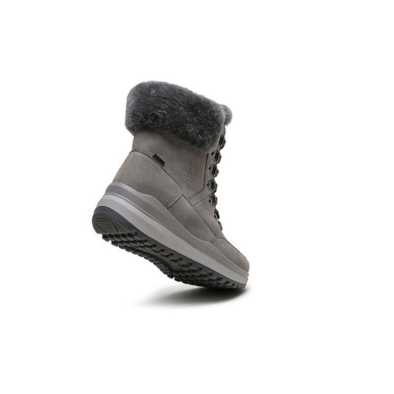 G-Comfort R-9883 śniegowce skórzane damskie z membraną wodoodporne bardzo szerokie