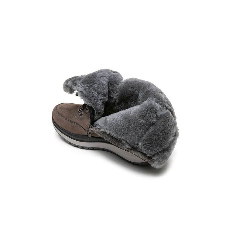 G-Comfort R-9883 śniegowce skórzane damskie z membraną wodoodporne bardzo szerokie