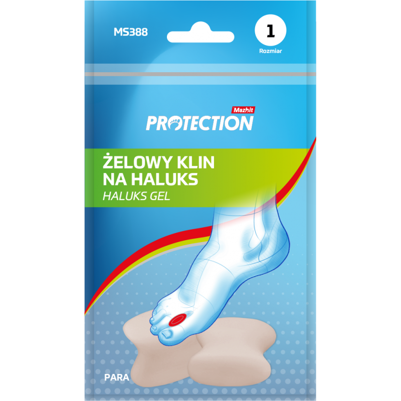 Kliny międzypalcowe, korygują ustawienie haluksa