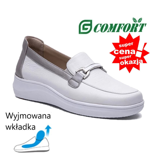 G-Comfort mokasyny skórzane damskie G-Comfort 25289
